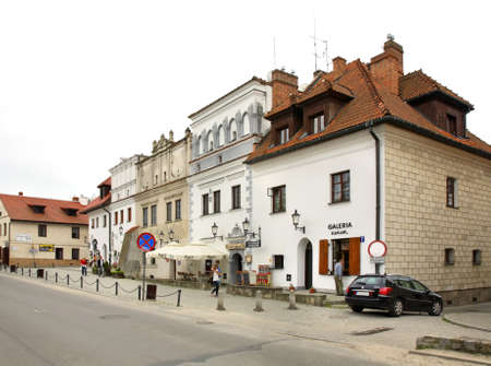 Senatorska street in Kazimierz Dolny. Polandのeditorial素材