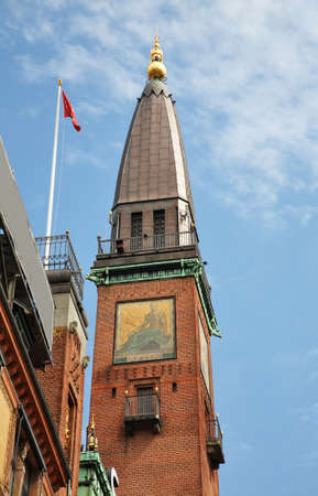 Scandic palace hotel at City hall (Radhuspladsen) square in Copenhagen. Denmarkのeditorial素材