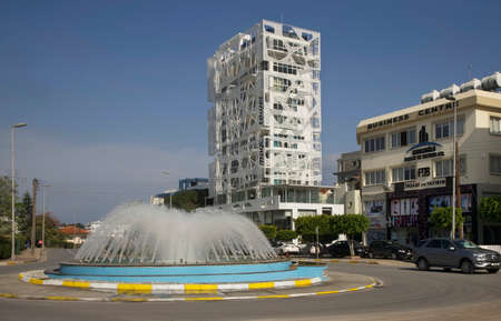 Fountain at Nicosia square in Kyrenia. Cyprus