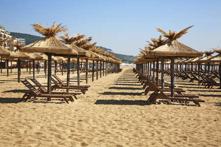 Beach in Golden Sands. Bulgariaのeditorial素材