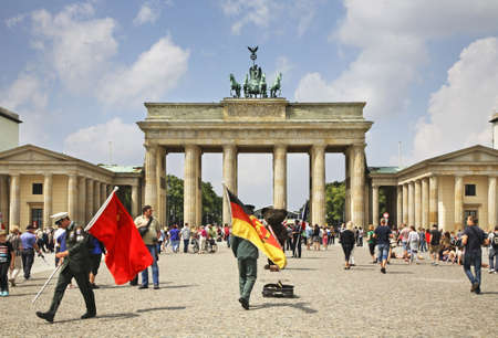 Brandenburg Gate in Berlin. Germany