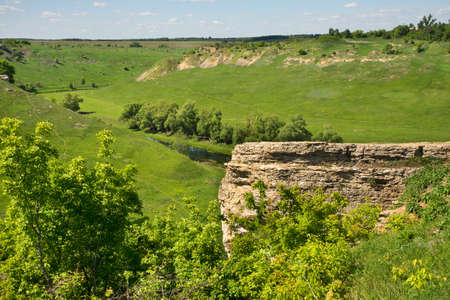 Vorgolsky rocks near Yelets, Lipetsk region, Russia