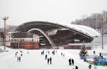 Summer amphitheater in Vitebsk. Belarusのeditorial素材