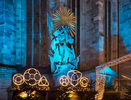 St. Stephen cathedral in Vienna. Austriaのeditorial素材