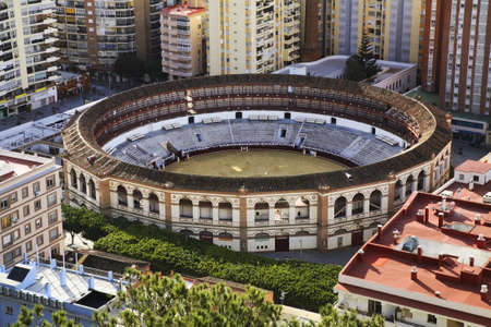 Bullring in Malaga. Spainのeditorial素材