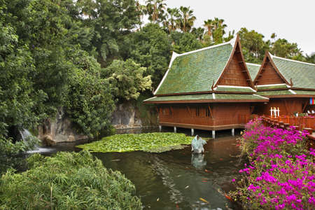 Loro Park in Puerto de la Cruz. Tenerife. Spainのeditorial素材