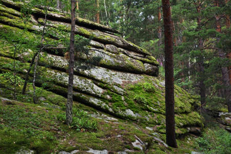 National Park Karkaraly near Karkaralinsk. Karaganda Oblast. Kazakhstanの写真素材