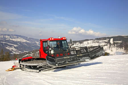 Snowcat in Szczyrk. Polandのeditorial素材