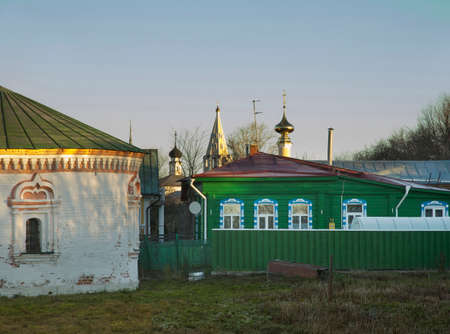 View of historical district of Suzdal. Vladimir oblast. Russiaのeditorial素材