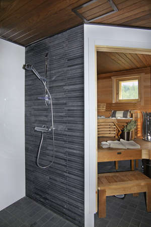 House 9 at exhibition Asuntomessut 2012 in Lappeenranta. Finlandのeditorial素材