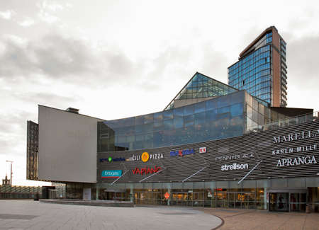 Europa shopping center at New city centre. Snipiskes  district in Vilnius. Lithuania