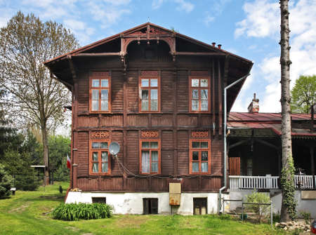 View of Naleczow. Swietokrzyskie Voivodeship. Polandのeditorial素材