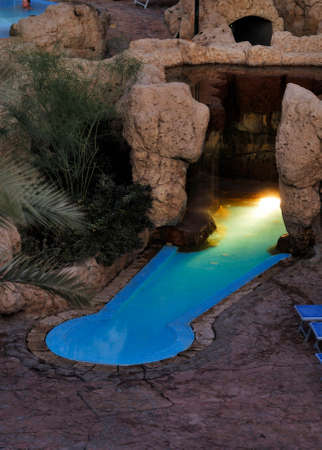 Swimming pool of Elisir spa at Domina Coral Bay hotel. Sharm el Sheikh. Egyptのeditorial素材