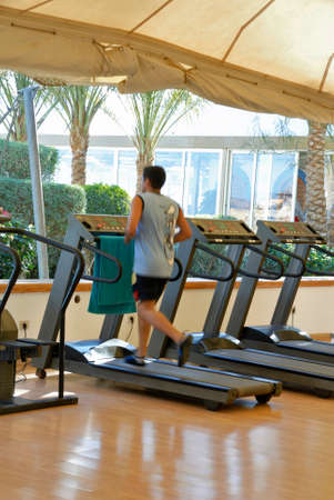 Gym of Elisir spa at Domina Coral Bay hotel. Sharm el Sheikh. Egypt