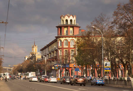 Moscow street in Oryol (Orel). Russia