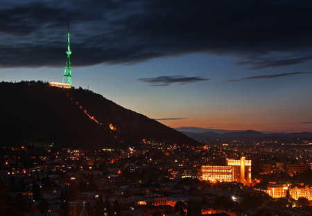 TV tower in Tbilisi. Georgiaの写真素材