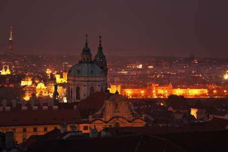 Panoramic view of Prague. Czech Republicの写真素材