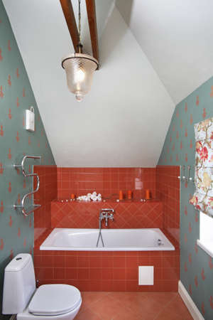 Apvalaus stalo klubas hotel at Karaimu street in Trakai. Lithuaniaのeditorial素材