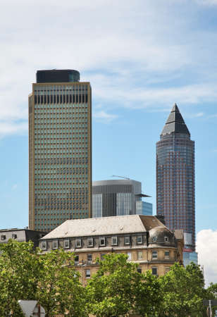 View of Frankfurt am Main. Germanyのeditorial素材