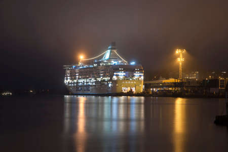 Silja line terminal in Helsinki. Finlandのeditorial素材