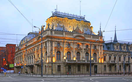 Palace of Izrael Poznanski in Lodz. Polandのeditorial素材