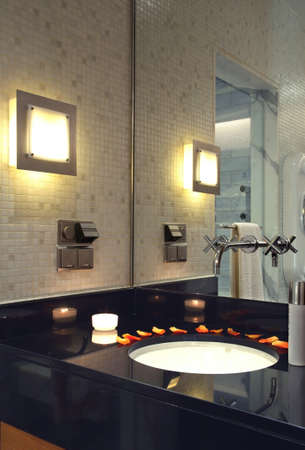 Spa area of Four Seasons Hotel Budapest Gresham Palace (Gresham-palota) in Budapest. Hungaryのeditorial素材