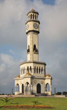 Chacha clock tower in Batumi. Autonomous Republic of Adjara. Georgiaのeditorial素材