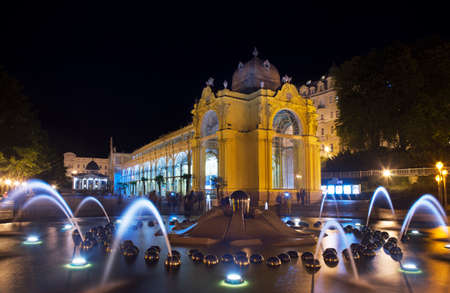 Colonnade in Marianske Lazne. Czech Republicのeditorial素材
