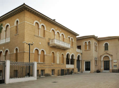 Makarios cultural center - byzantine museum, art Galleries and libraries in Nicosia. Cyprusのeditorial素材