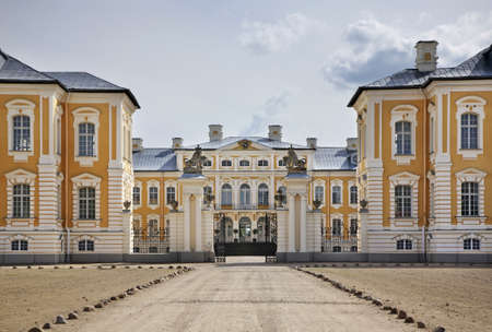Rundale Palace near Pilsrundale. Latviaのeditorial素材