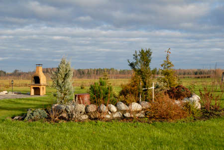 Khutor Urala at Vidzeme region. Latviaのeditorial素材