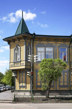 Karl Marx street in Krasnoyarsk. Russiaのeditorial素材