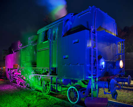 Old locomotive in Chabowka. Polandのeditorial素材