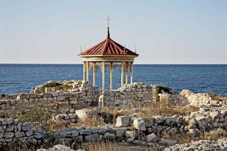 Chapel in  Chersonesus. Ukraineの写真素材
