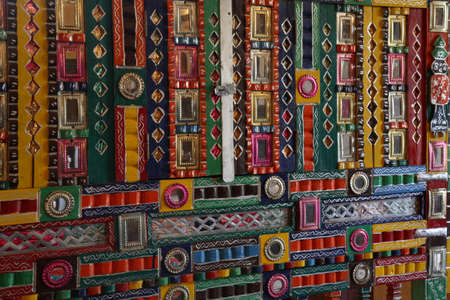 Cupboard at Sangolda interior shop in Sangolda village. Bardez sub-district. North Goa. Indiaのeditorial素材