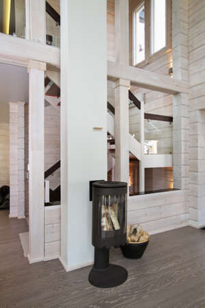 House 10 at exhibition Asuntomessut 2012 in Lappeenranta. Finlandのeditorial素材