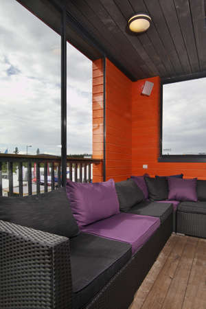 House 10 at exhibition Asuntomessut 2012 in Tampere. Finlandのeditorial素材