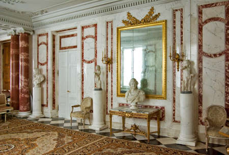 Lazienki palace in Warsaw. Polandのeditorial素材