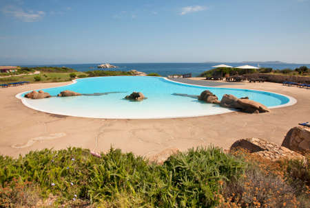 Resort Valle dell Erica Thalasso and spa. Province of Sassari. Sardinia island. Italyのeditorial素材