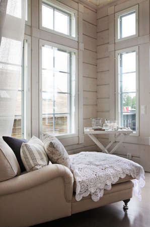 House 4 at exhibition Asuntomessut 2012 in Lappeenranta. Finlandのeditorial素材