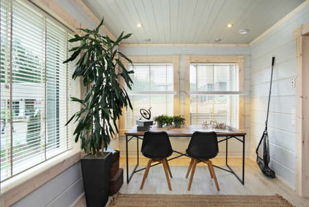 House 10 at exhibition Asuntomessut 2012 in Lappeenranta. Finlandのeditorial素材