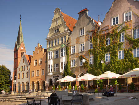 Stare Miasto square in Olsztyn. Poland