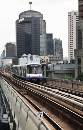 Bangkok Mass Transit System - BTS (Skytrain) in Bangkok. Kingdom of thailand