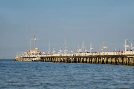 Pier in Sopot. Polandのeditorial素材