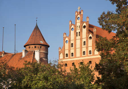 Castle of Warmia head in Olsztyn. Poland
