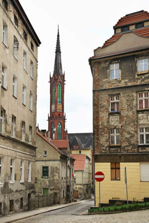 View building of Walbrzych at Poland.