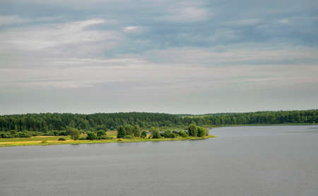 Volga river in Myshkin. Russia