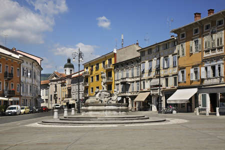 Victory square in Gorizia. Italyのeditorial素材