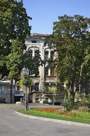 Old street in Odessa. Ukraine