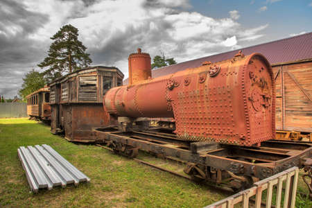 Kukushka (Cuckoo) - Pereslavl railway museum in Talitsy village near Pereslavl-Zalessky. Russia
